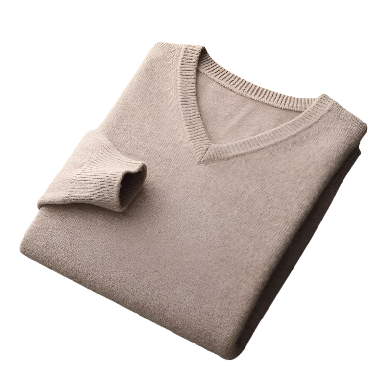 Brampton Merino Wool V-Neck Sweater