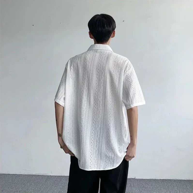 Osaka Half-Sleeved Linen Shirt