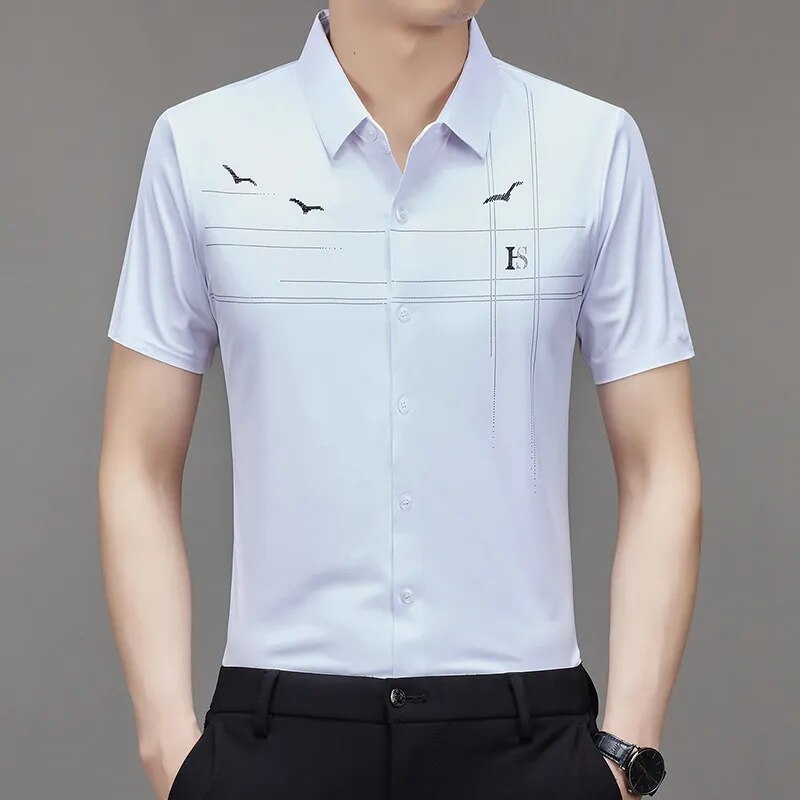 Men's Ice Silk Business Shirt