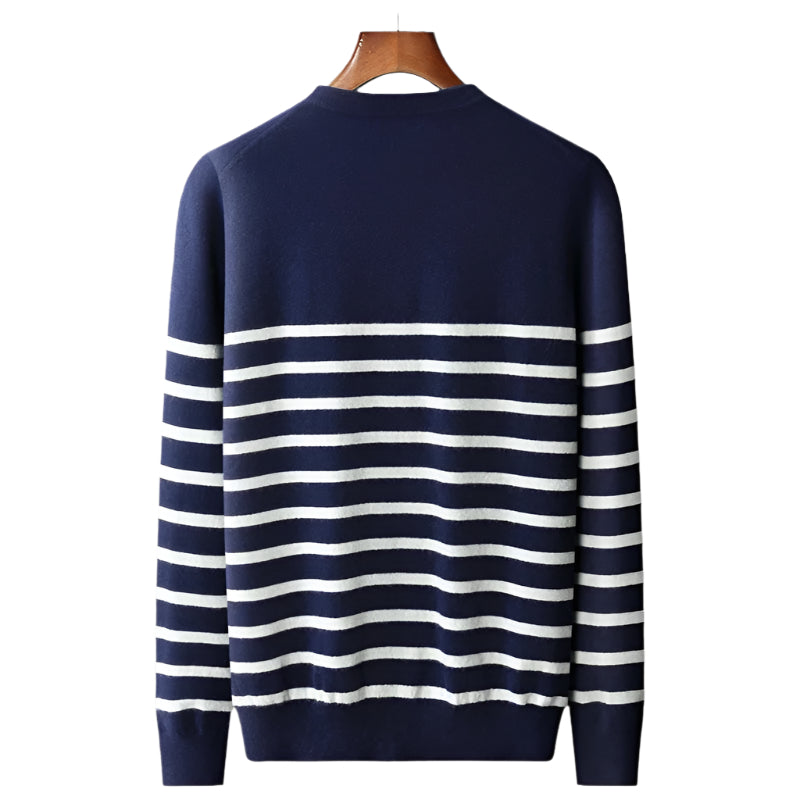 Fairhaven Striped Merino Wool Sweater