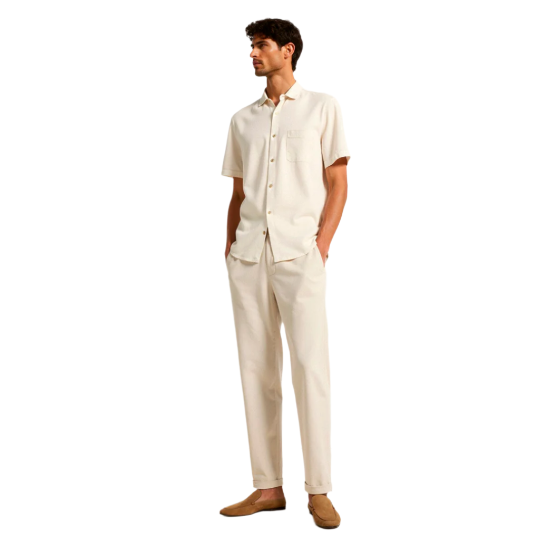 TheighT Regular Fit Linen Loose Pants
