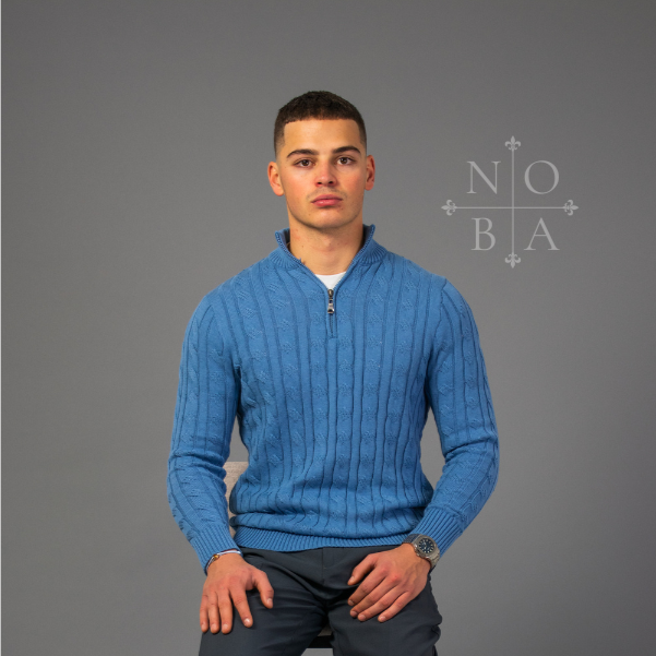 Constance - TheighT Half Zip Sweater