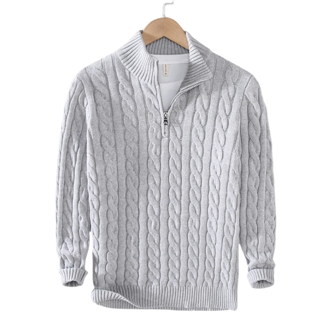 Constance - TheighT Half Zip Sweater
