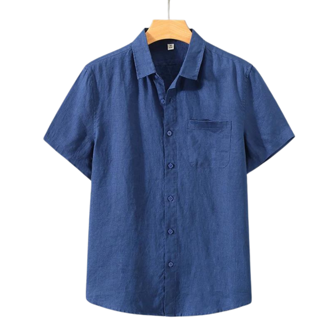 Cannes - TheighT Linen Shirt (Shortsleeve)