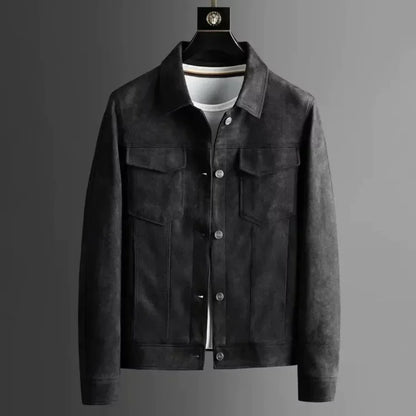 Rochester Suede Trucker Jacket