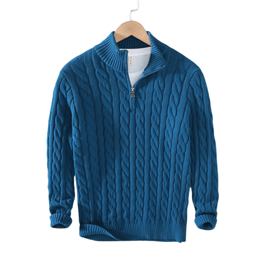 Constance - TheighT Half Zip Sweater