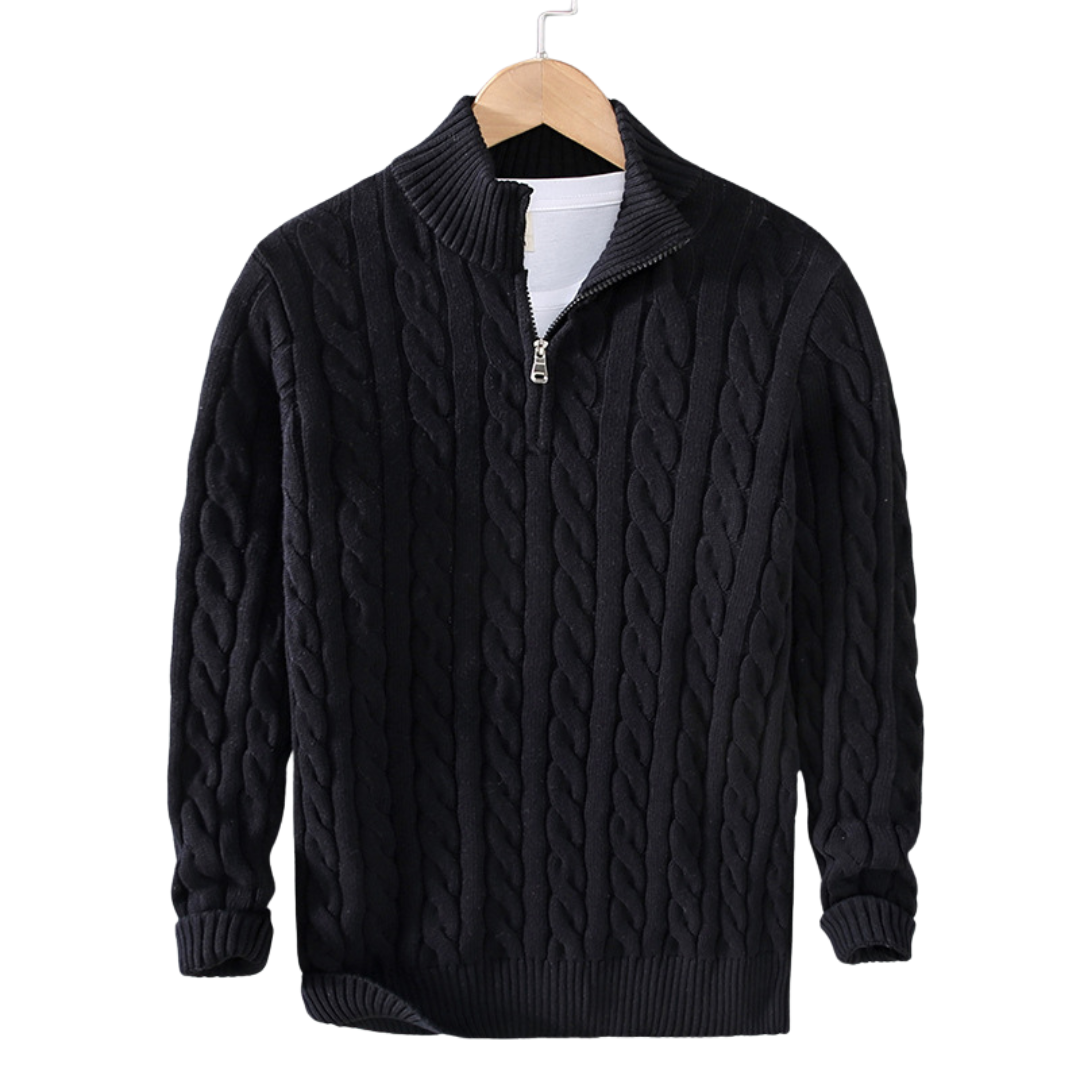Constance - TheighT Half Zip Sweater