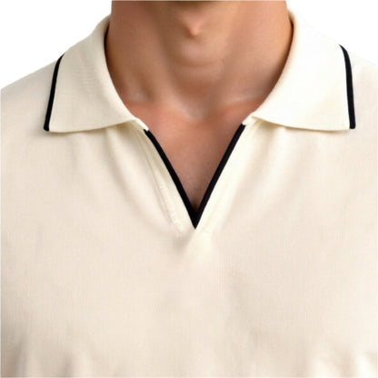 TheighT Contrast Slim Fitted Polo