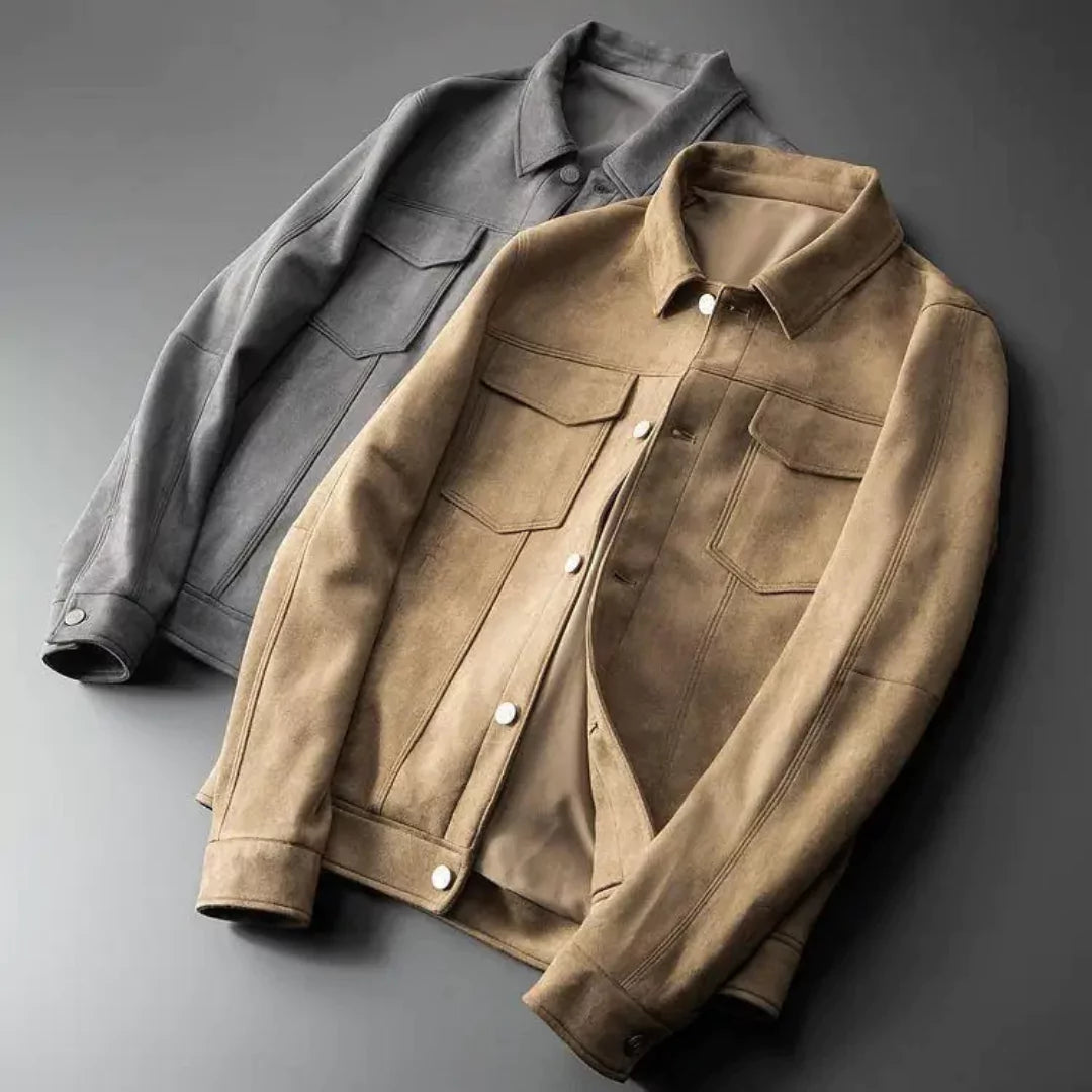 Rochester Suede Trucker Jacket