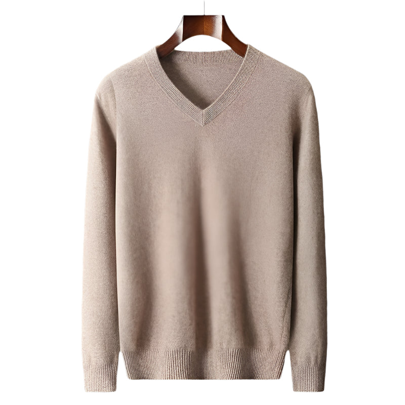 Brampton Merino Wool V-Neck Sweater