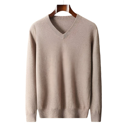 Brampton Merino Wool V-Neck Sweater