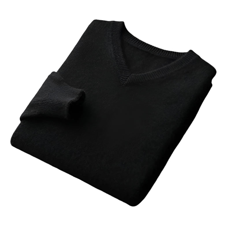 Brampton Merino Wool V-Neck Sweater