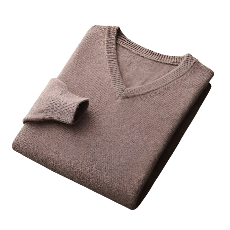 Brampton Merino Wool V-Neck Sweater