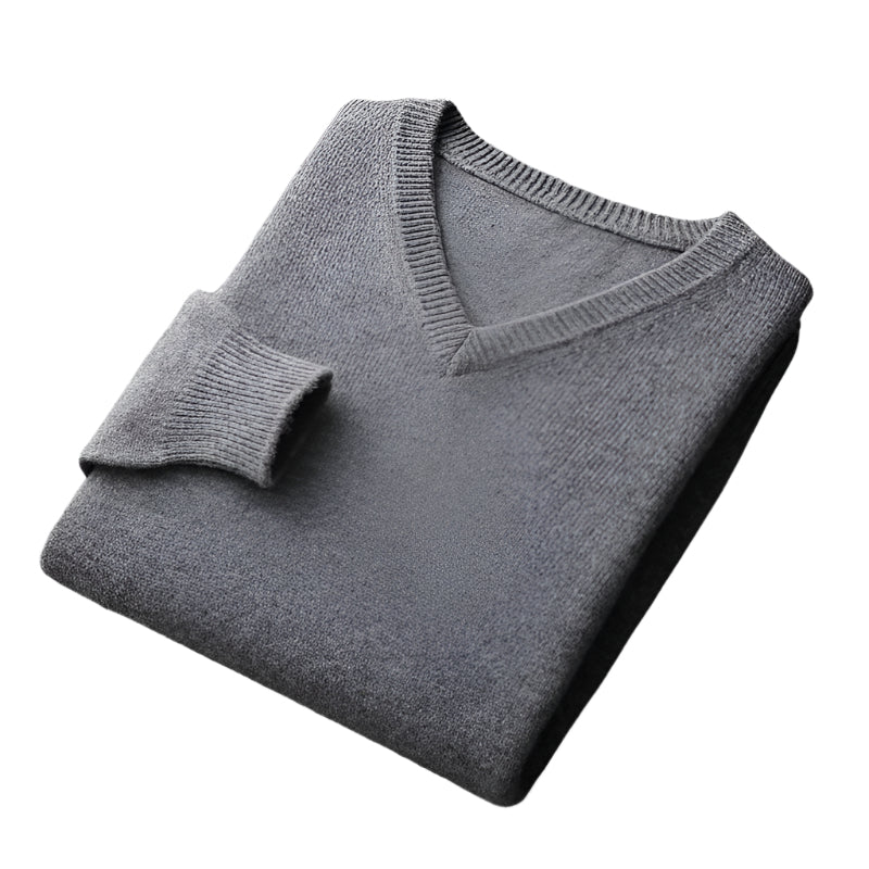 Brampton Merino Wool V-Neck Sweater
