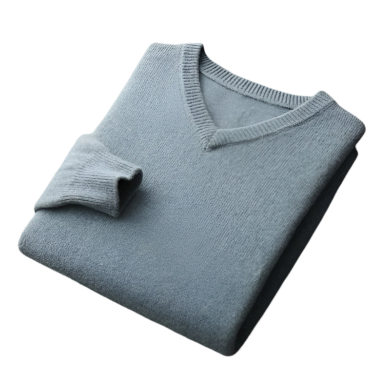 Brampton Merino Wool V-Neck Sweater