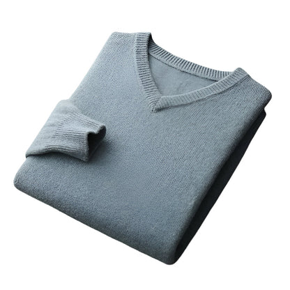 Brampton Merino Wool V-Neck Sweater
