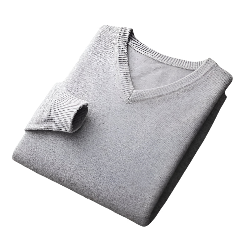Brampton Merino Wool V-Neck Sweater