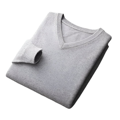 Brampton Merino Wool V-Neck Sweater