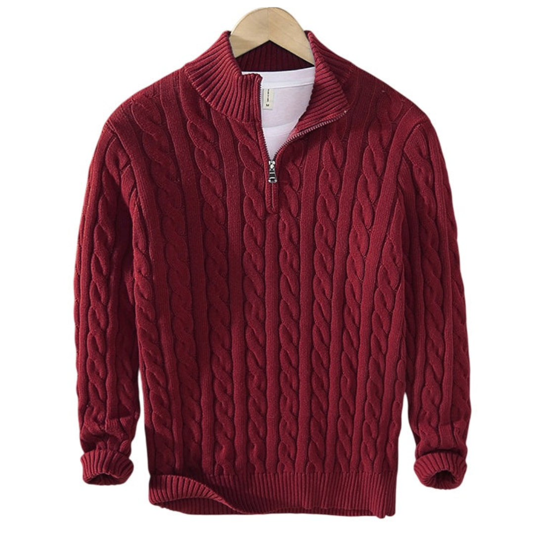 Constance - TheighT Half Zip Sweater