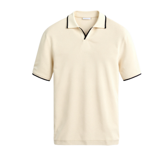 TheighT Contrast Slim Fitted Polo