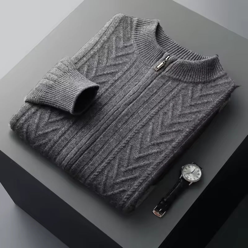 100% TheighT Cashmere  Pattern  Vest