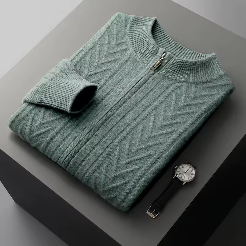 100% TheighT Cashmere  Pattern  Vest
