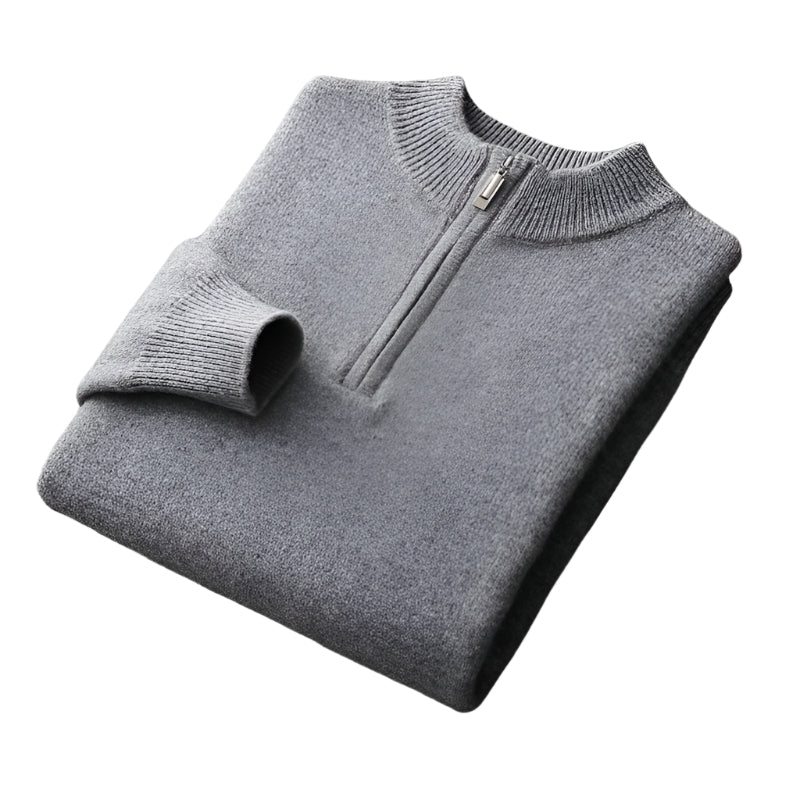 Arundel Merino Wool Quarter-Zip Sweater