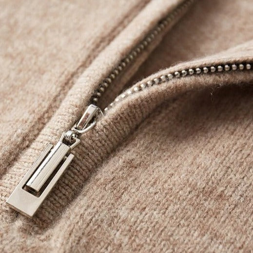 Arundel Merino Wool Quarter-Zip Sweater