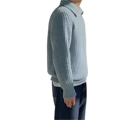 Azure Quarter-Zip Sweater
